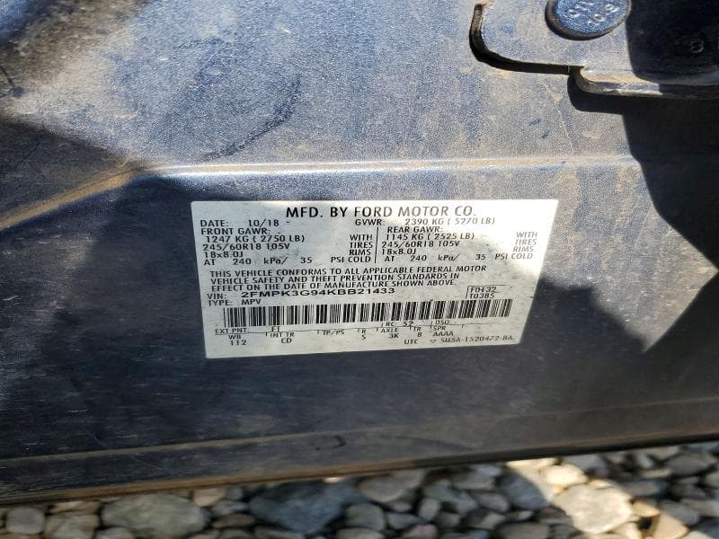 2019 FORD EDGE SE 13
