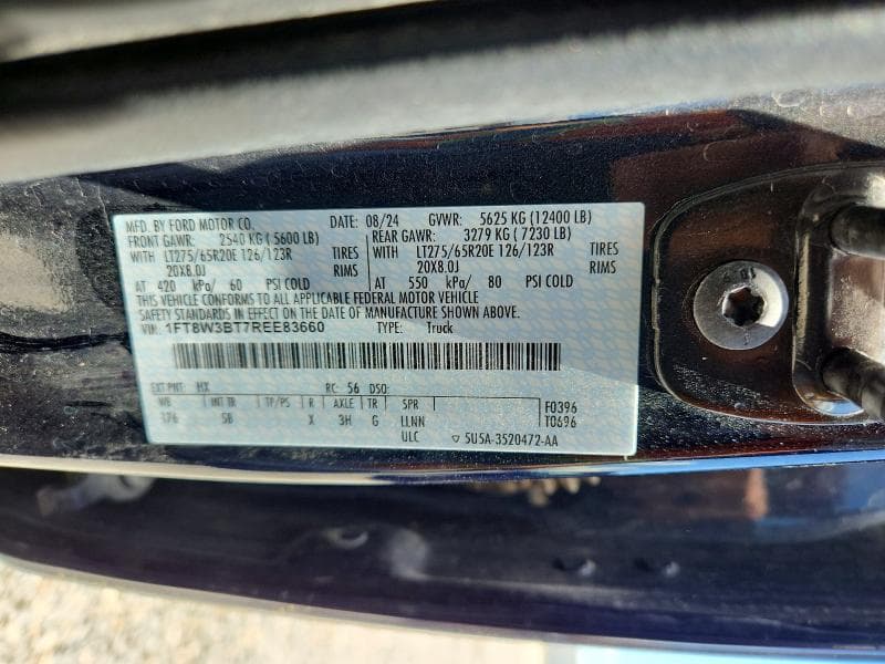 2024 FORD F350 SUPER DUTY 12
