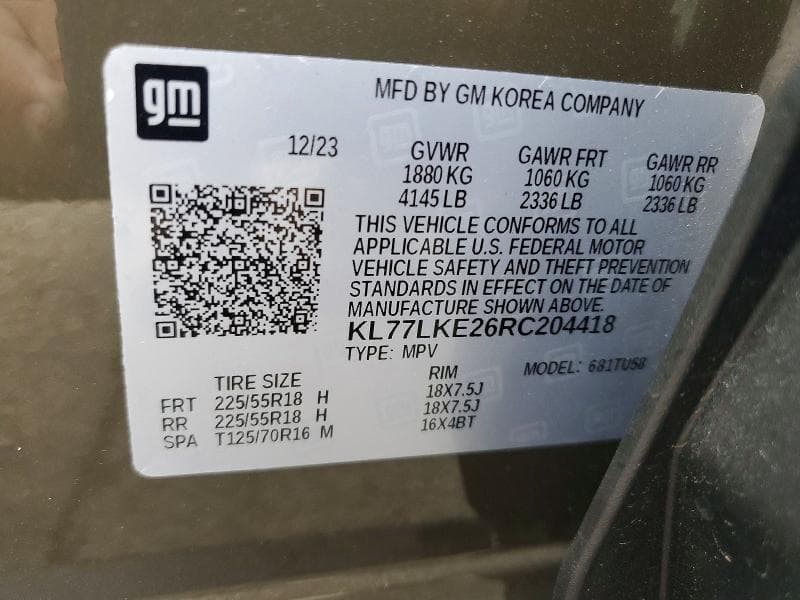 2024 CHEVROLET TRAX ACTIV 13