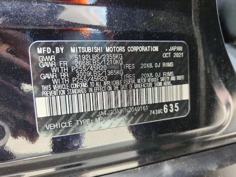 2022 MITSUBISHI OUTLANDER SE 13