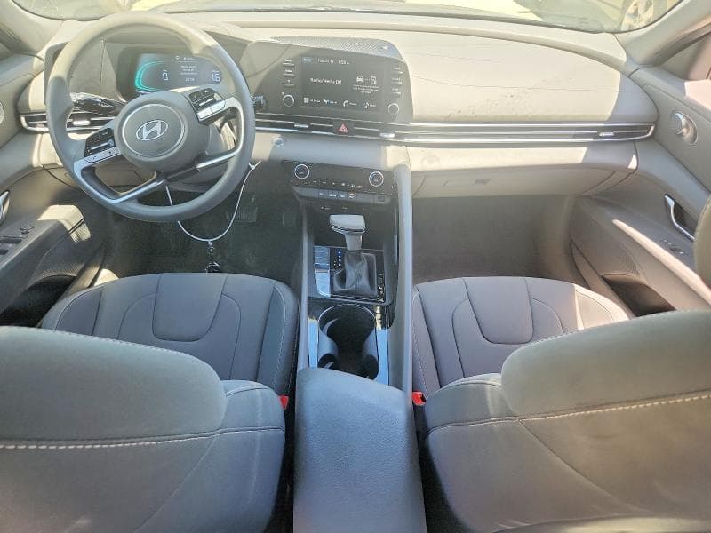 2025 HYUNDAI ELANTRA HYBRID BLUE 8