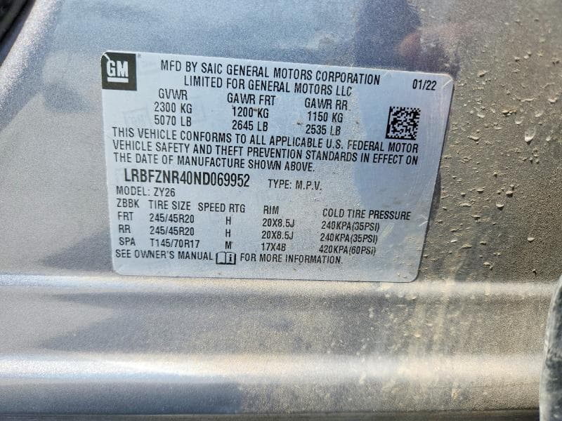 2022 BUICK ENVISION ESSENCE 12