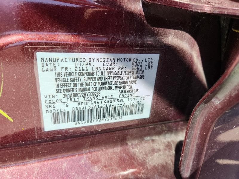 2024 NISSAN SENTRA SV 12