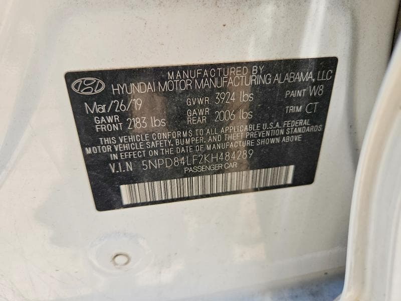 2019 HYUNDAI ELANTRA SEL 12