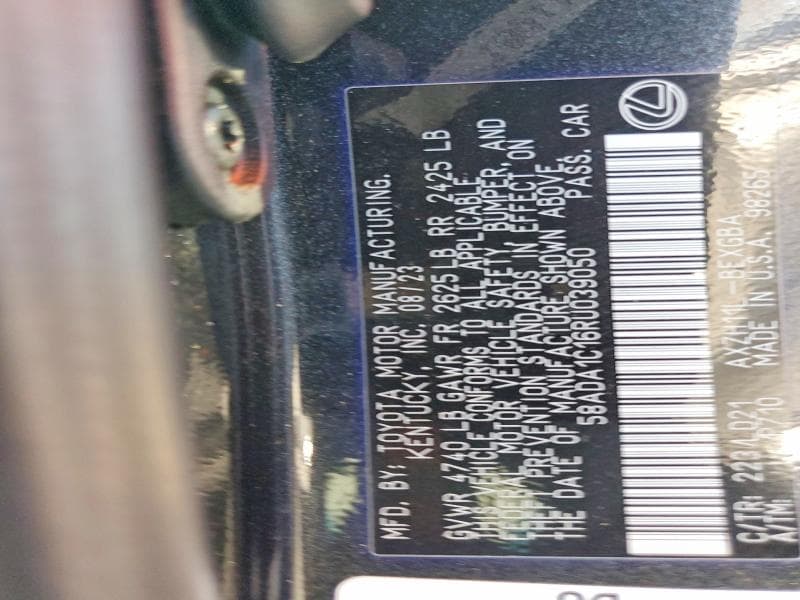 2024 LEXUS ES 300H BASE 13