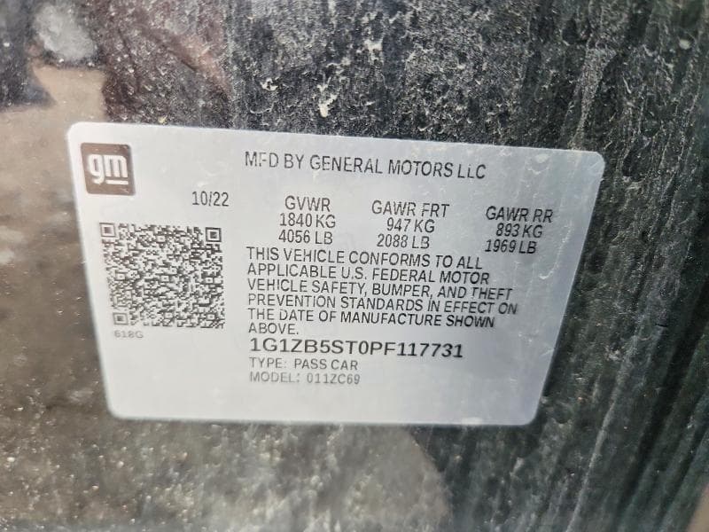 2023 CHEVROLET MALIBU LS 12