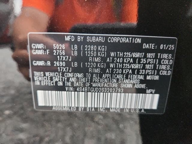 2025 SUBARU OUTBACK WILDERNESS 13