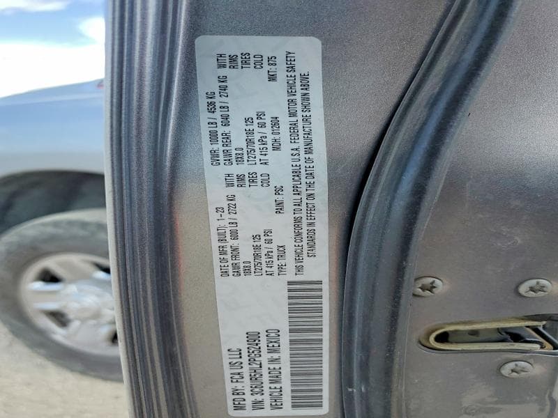2023 RAM 2500 TRADESMAN 12
