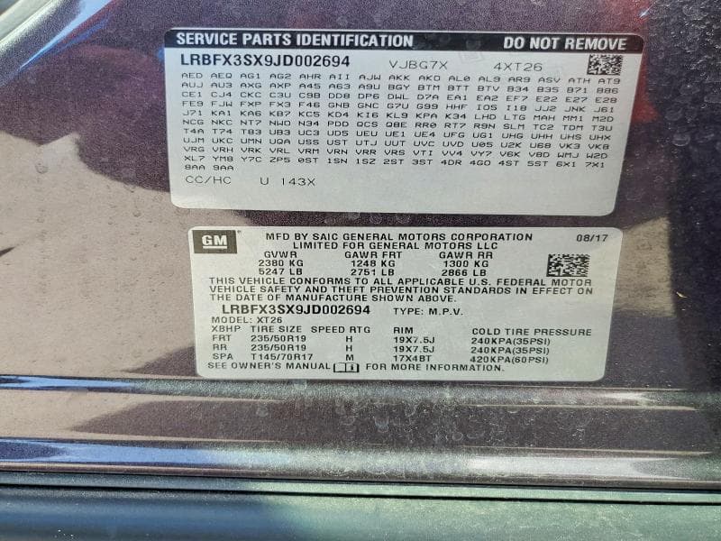2018 BUICK ENVISION PREMIUM 14