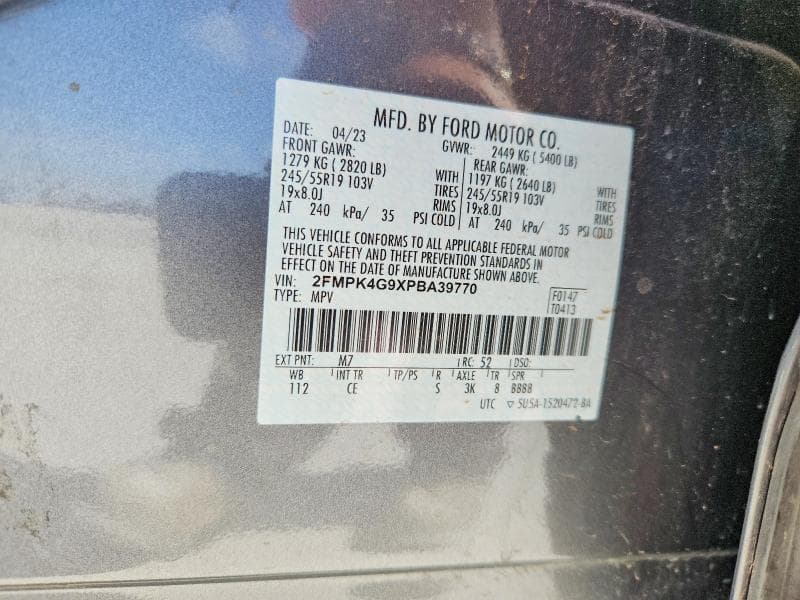 2023 FORD EDGE SE 13