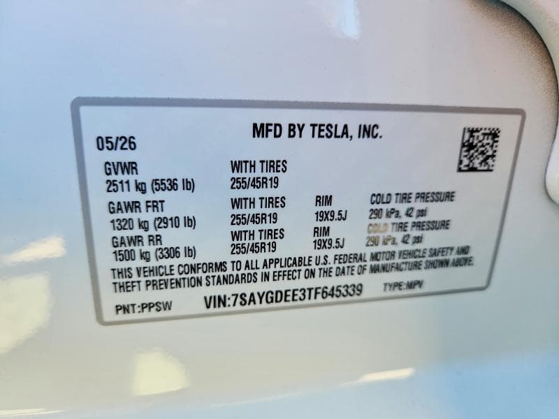 2026 TESLA MODEL Y 13