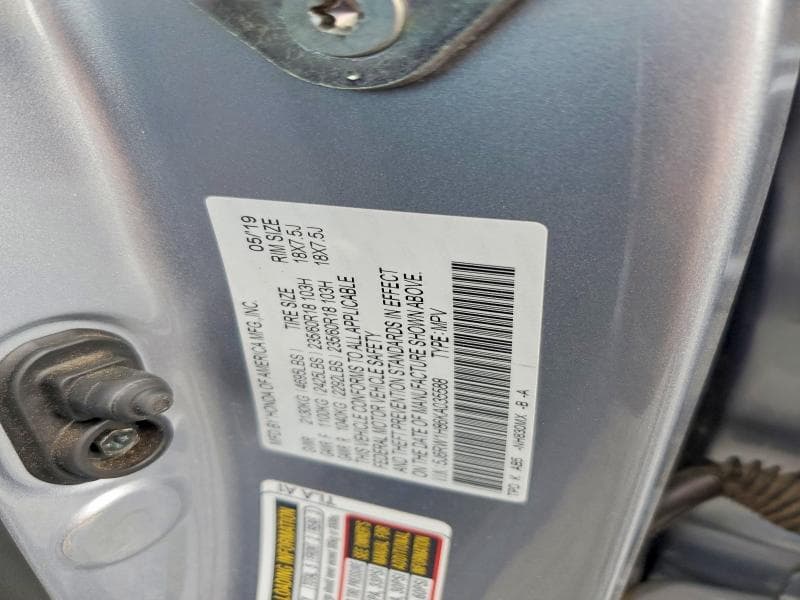 2019 HONDA CRV 14