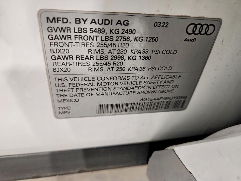 2022 AUDI Q5 PREMIUM PLUS 45 13