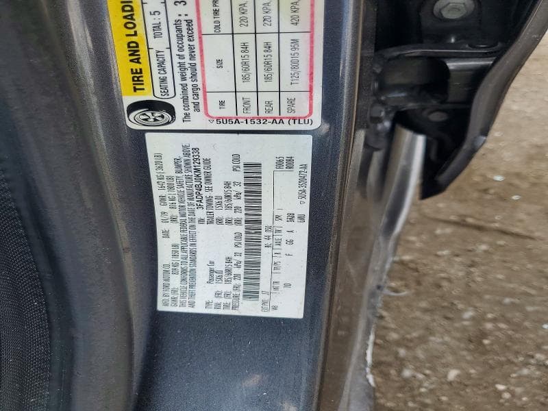 2019 FORD FIESTA SE 12