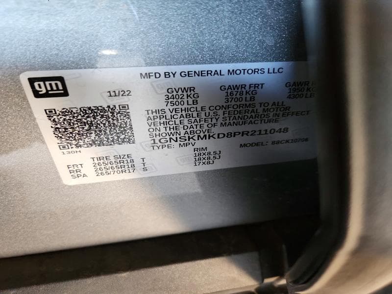 2023 CHEVROLET TAHOE K1500 LS 14