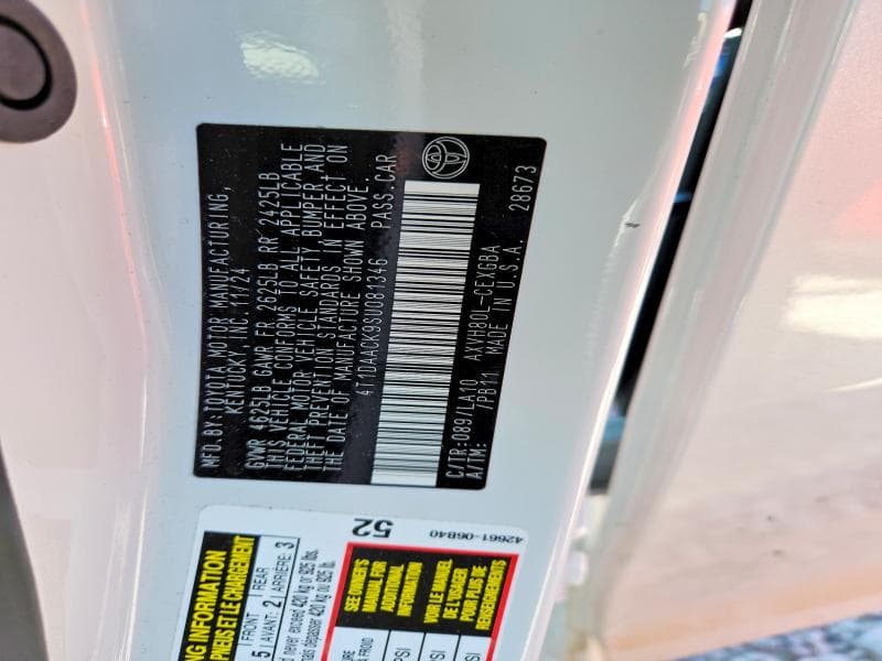 2025 TOYOTA CAMRY XLE 12