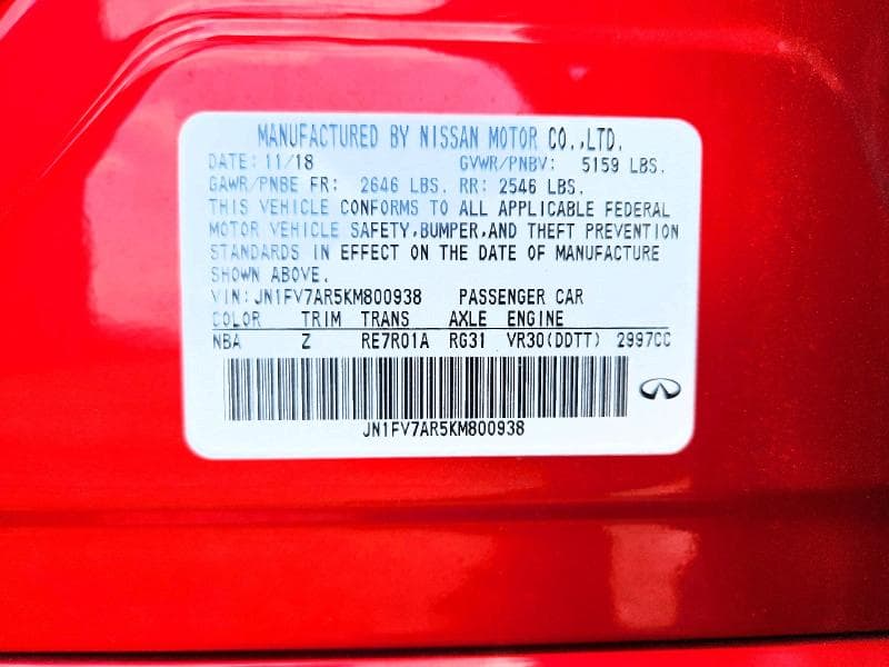 2019 INFINITI Q50 RED SPORT 400 12