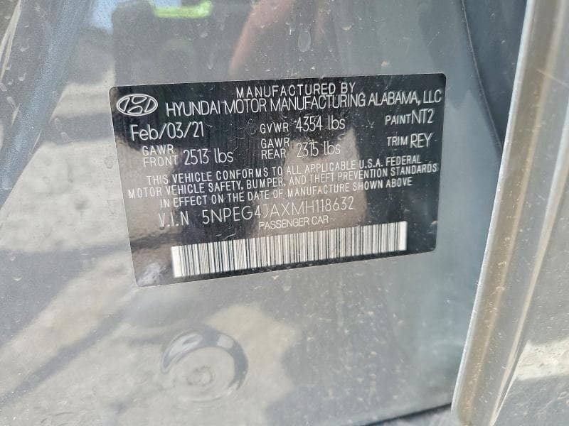 2021 HYUNDAI SONATA SE 13