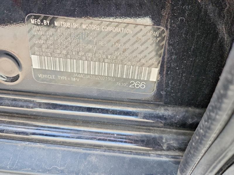2018 MITSUBISHI OUTLANDER SE 12