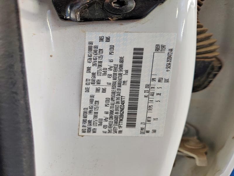 2022 FORD F250 SUPER DUTY 12