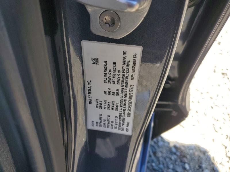 2021 TESLA MODEL 3 12