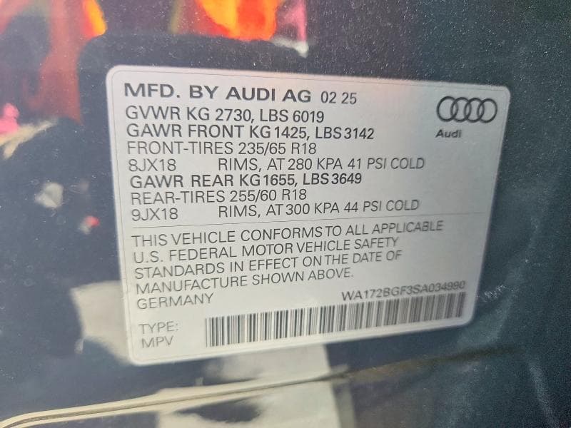 2025 AUDI Q6 E-TRON 12