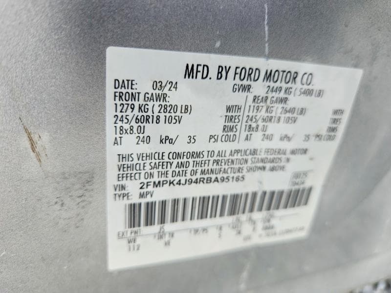 2024 FORD EDGE SEL 13