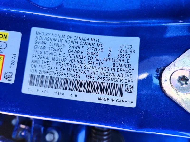 2023 HONDA CIVIC SPORT 13
