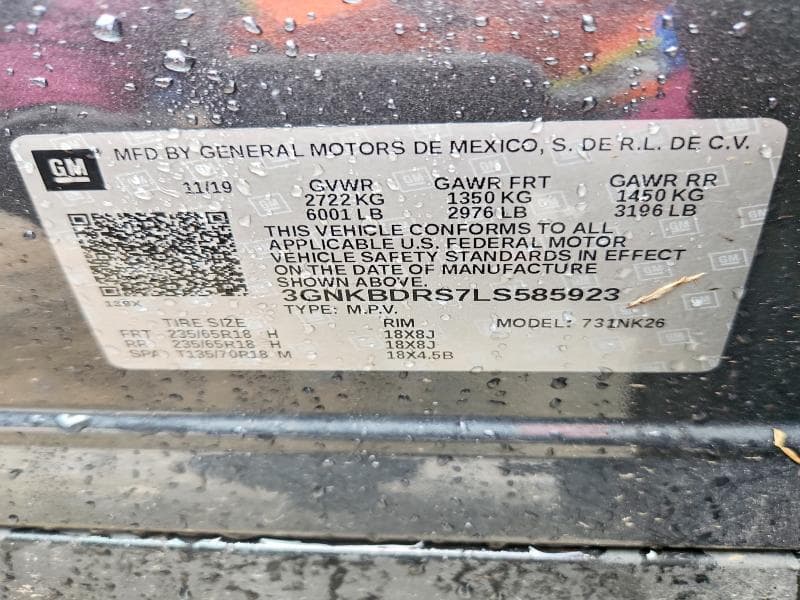 2020 CHEVROLET BLAZER 3LT 14