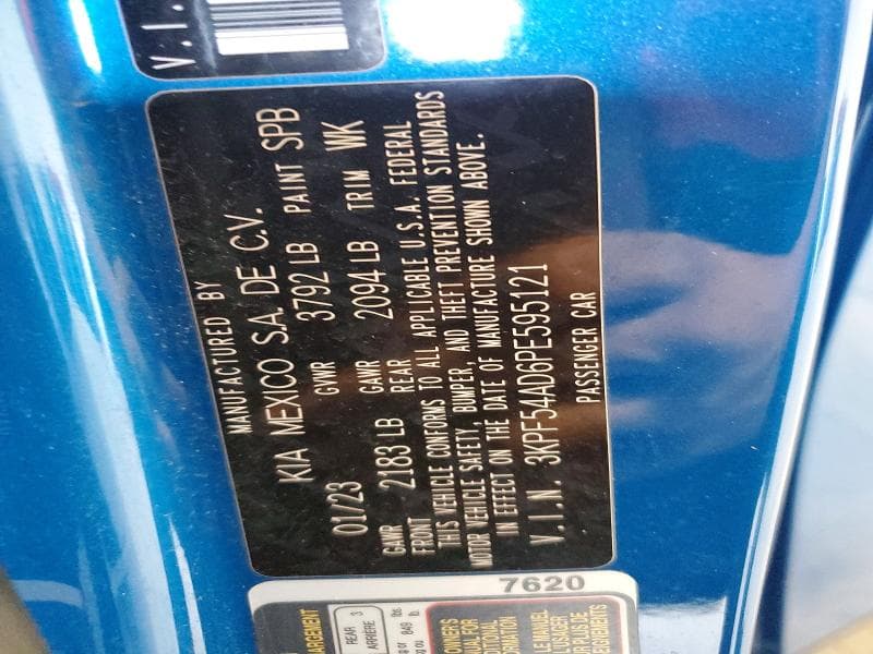 2023 KIA FORTE GT LINE 13