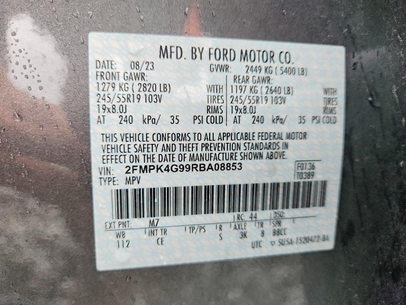 2024 FORD EDGE SE 13