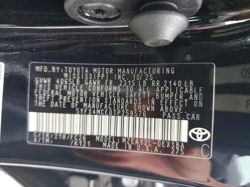 2026 TOYOTA COROLLA SE 12