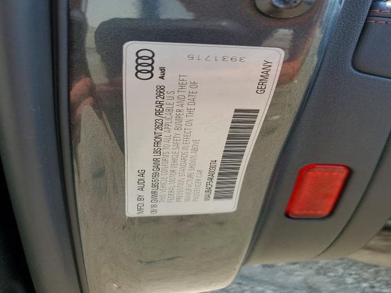 2019 AUDI S5 PREMIUM PLUS 13