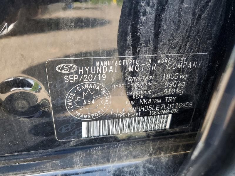 2020 HYUNDAI ELANTRA GT BASE 12