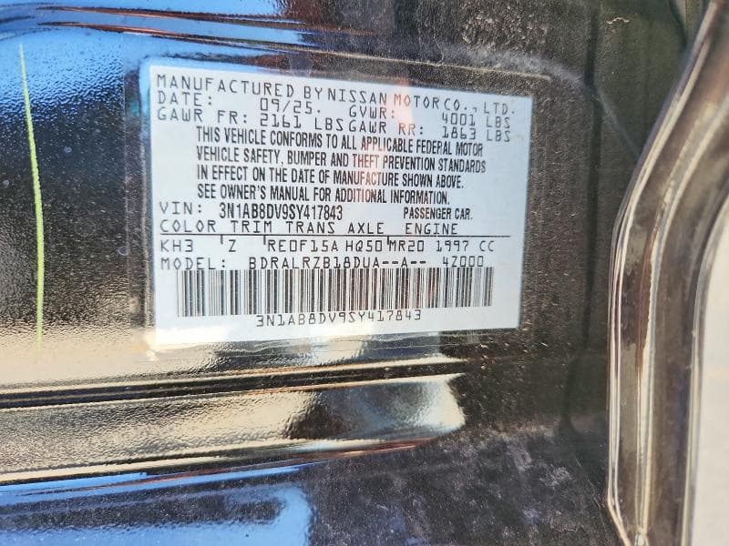 2025 NISSAN SENTRA SR 12