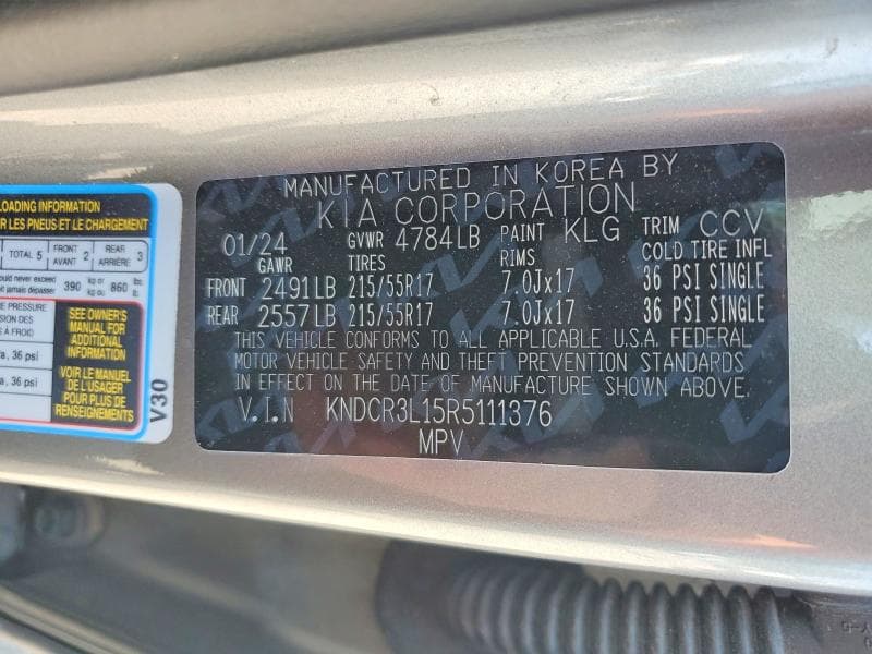 2024 KIA NIRO WIND 13