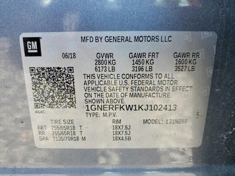2019 CHEVROLET TRAVERSE LS 13