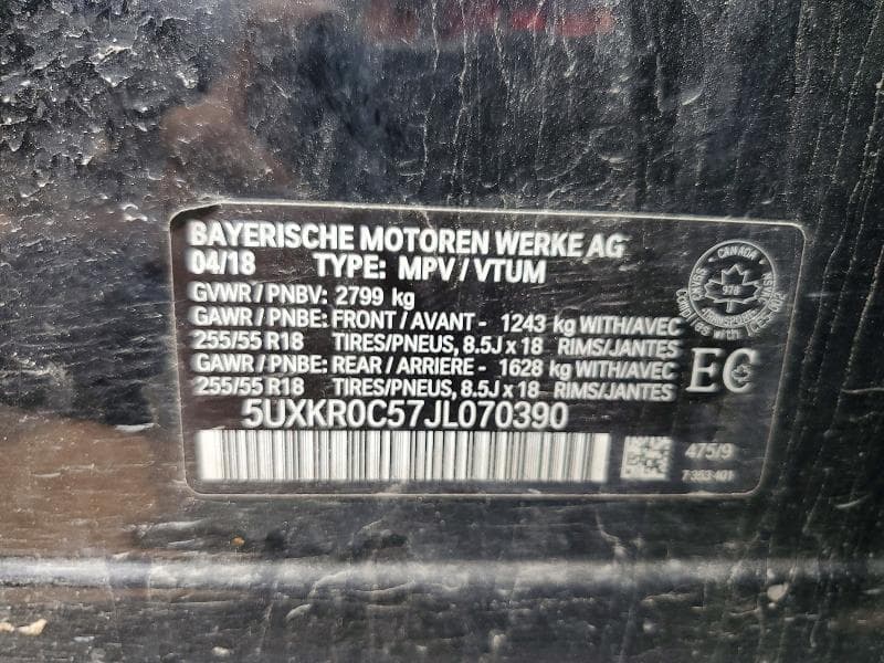 2018 BMW X5 XDRIVE35I XDRIVE35I 13