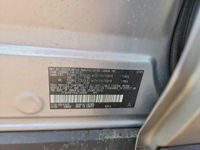 2025 TOYOTA RAV4 XLE PREMIUM 12