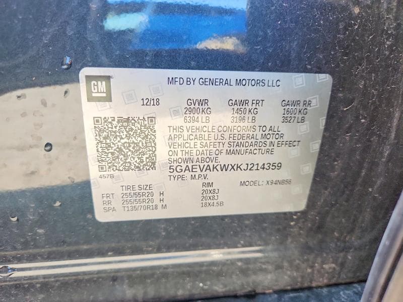 2019 BUICK ENCLAVE ESSENCE 13