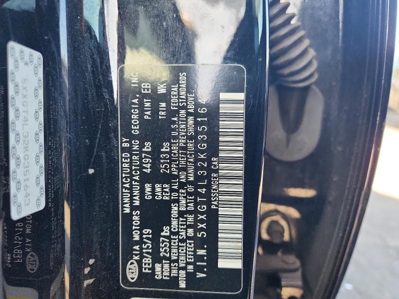 2019 KIA OPTIMA LX 12