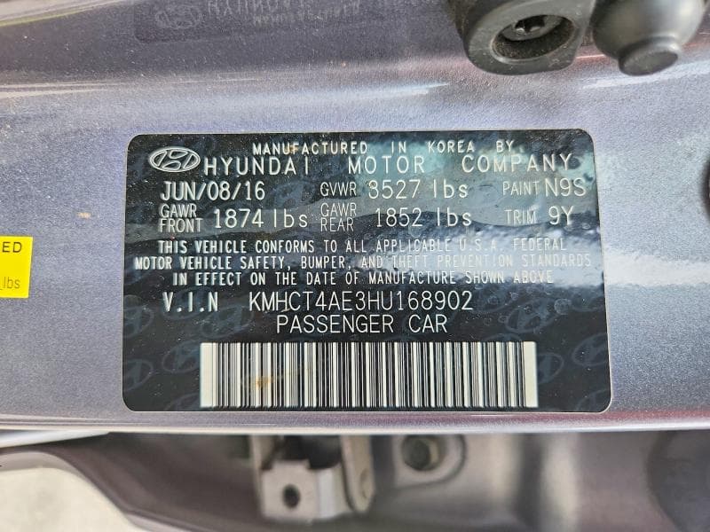 2017 HYUNDAI ACCENT SE 12