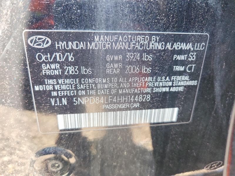 2017 HYUNDAI ELANTRA VALUE EDITION 12