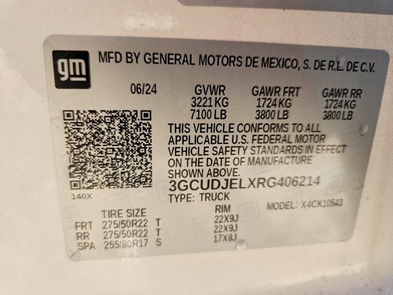 2024 CHEVROLET SILVERADO K1500 HIGH COUNTRY 13
