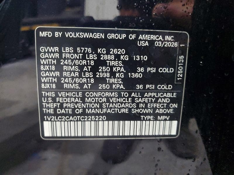 2026 VOLKSWAGEN ATLAS CROSS SPORT SE 13