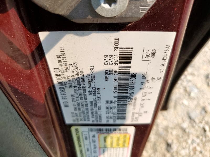 2018 FORD FUSION SE 12