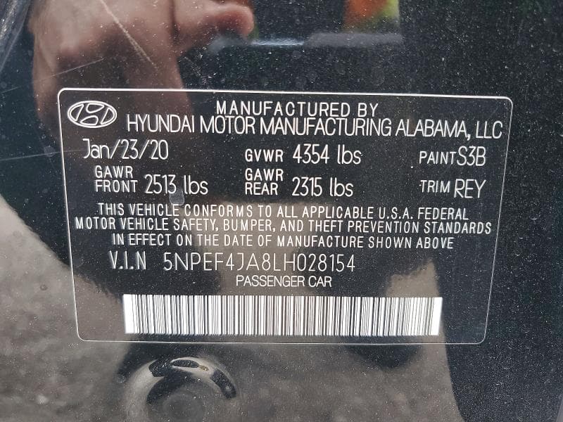 2020 HYUNDAI SONATA SEL 13
