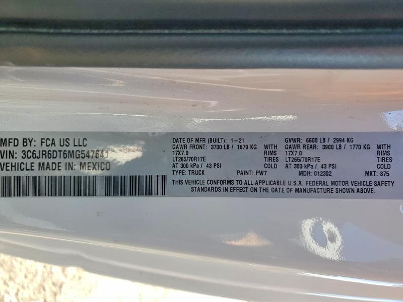 2021 RAM 1500 CLASSIC TRADESMAN 13