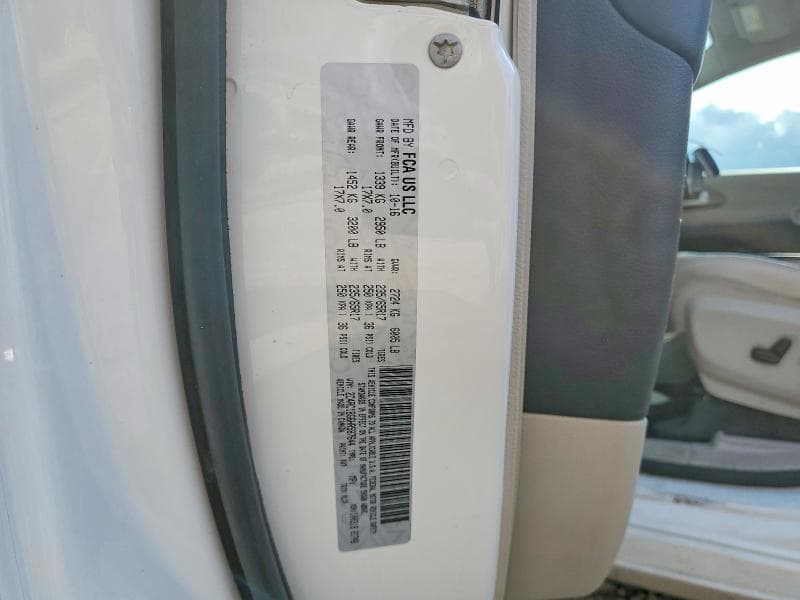 2017 CHRYSLER PACIFICA TOURING L 13