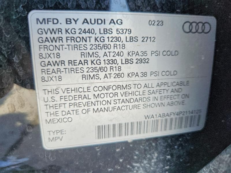 2023 AUDI Q5 PREMIUM 40 13